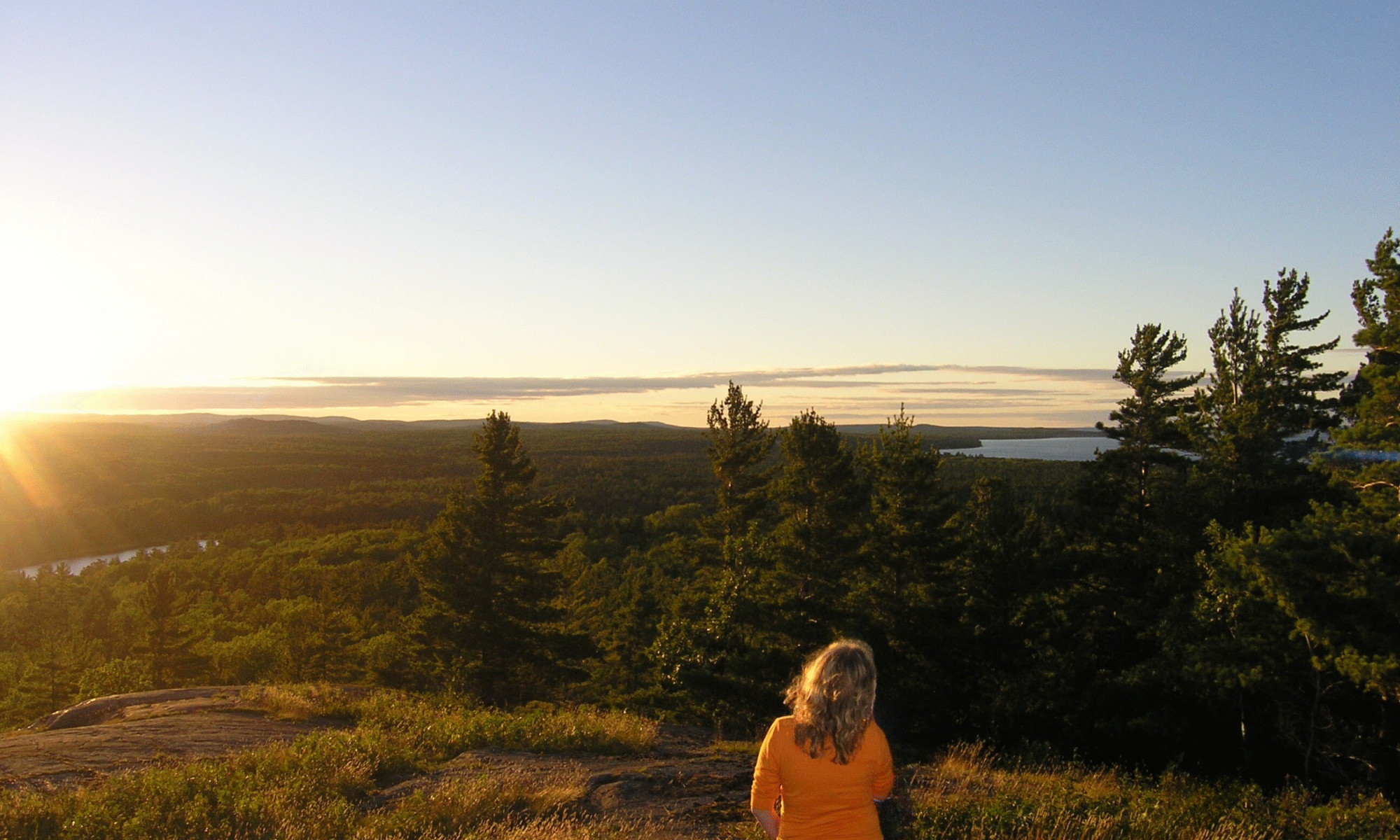 Andrea Graham Harlow Lake Upper Michigan Lake Superior Sunset